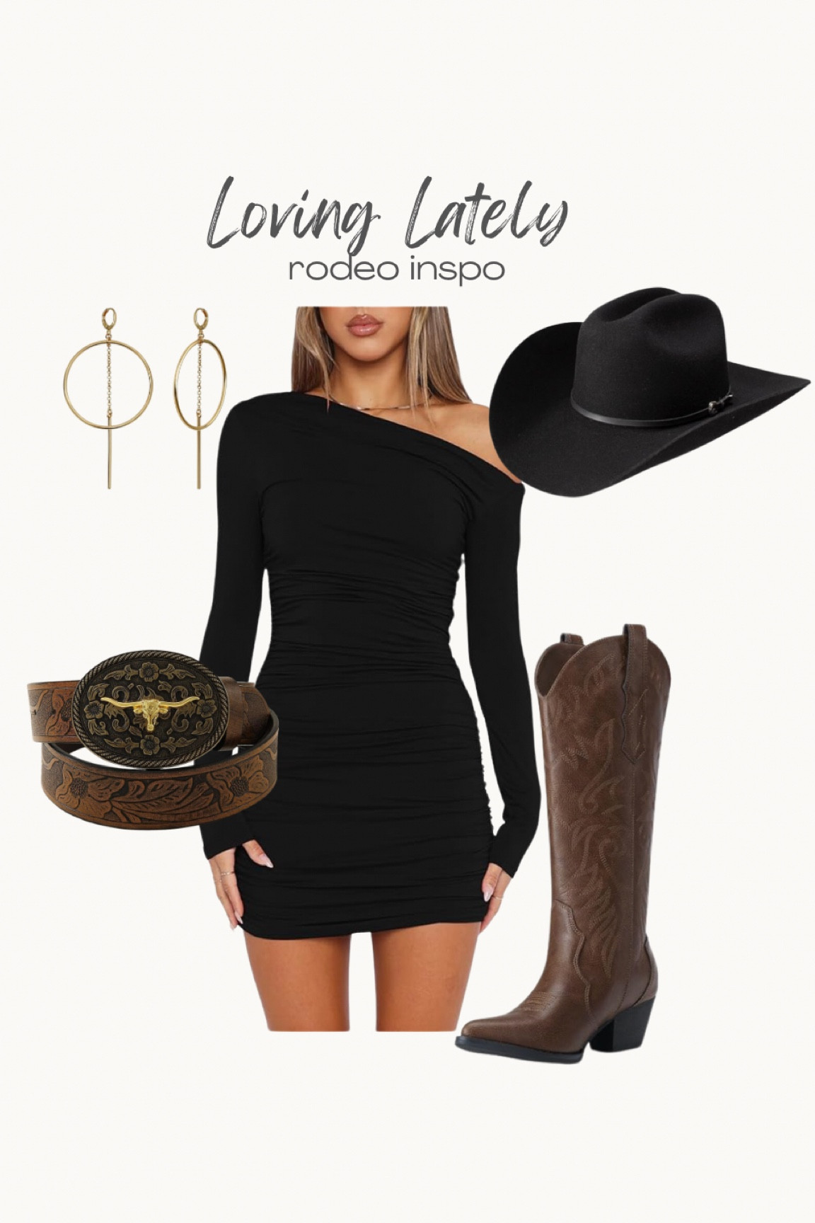 amazon rodeo outfit idea! always love a black / brown combo!

#LTKFindsUnder50 #LTKFindsUnder100 #LTKSaleAlert