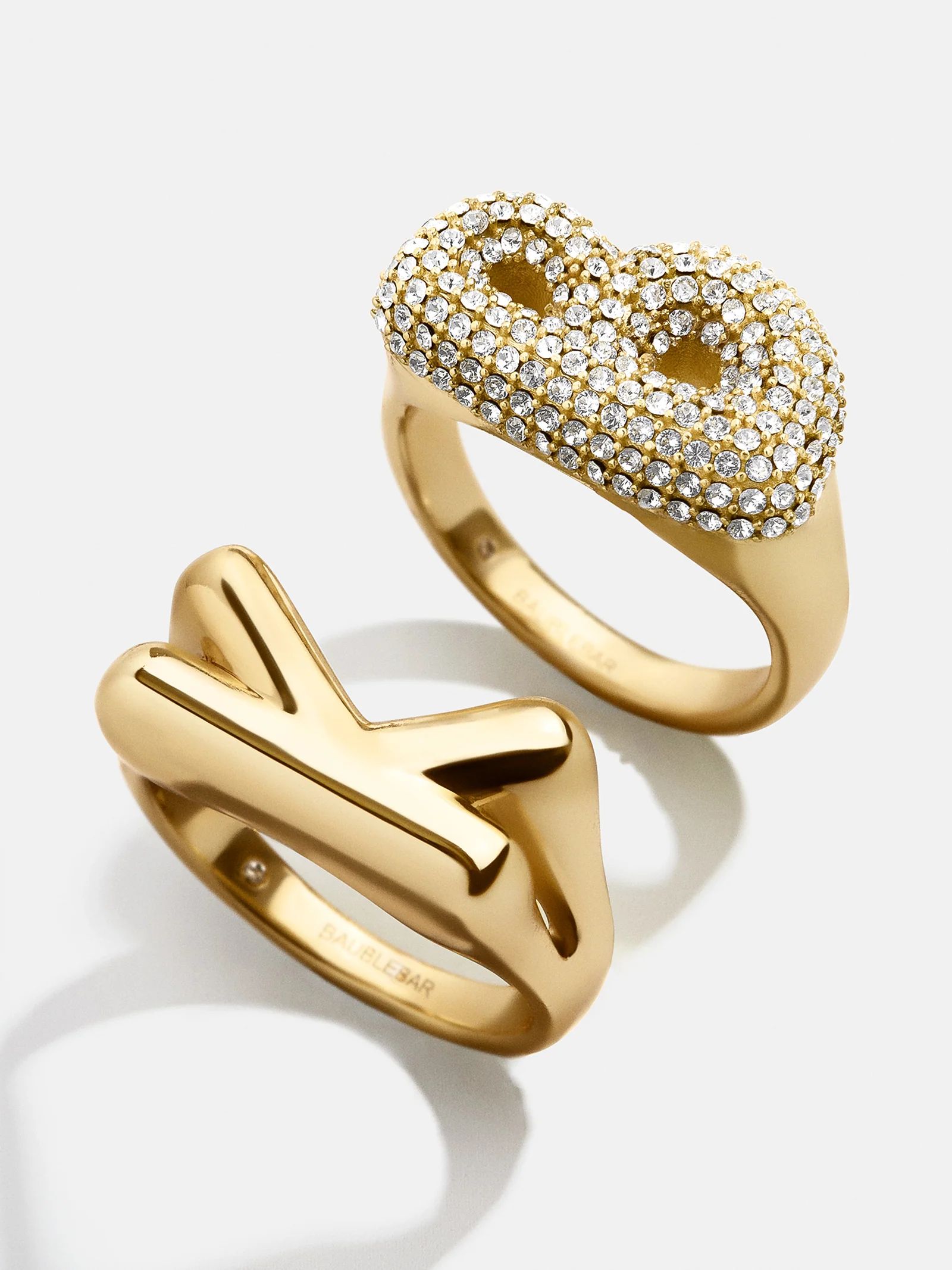 Bubble Initial Ring - Large | BaubleBar (US)