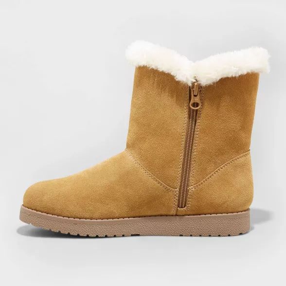 Women's Cat Mid Shearling Style Boots - Universal Thread™ | Target