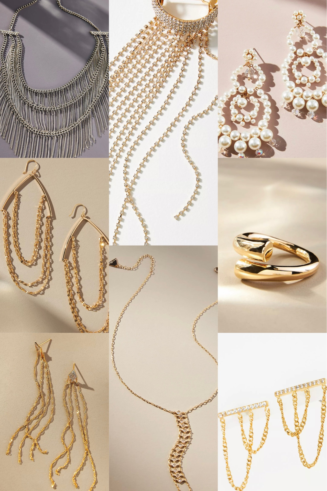 Anthropology Jewelry 40% Off Sale
1. Pavé Fringe Earrings
2. Fringed Earrings
3. Delicate Crystal Lariat Necklace
4. Crossed Gold Ring
5. Delicate Chain Earrings
6. Metal Fringe Necklace
7. Crystal Fringe Ponytail Clip
8. Pearl Drop Earrings

#LTKFind #LTKSale #LTKsalealert