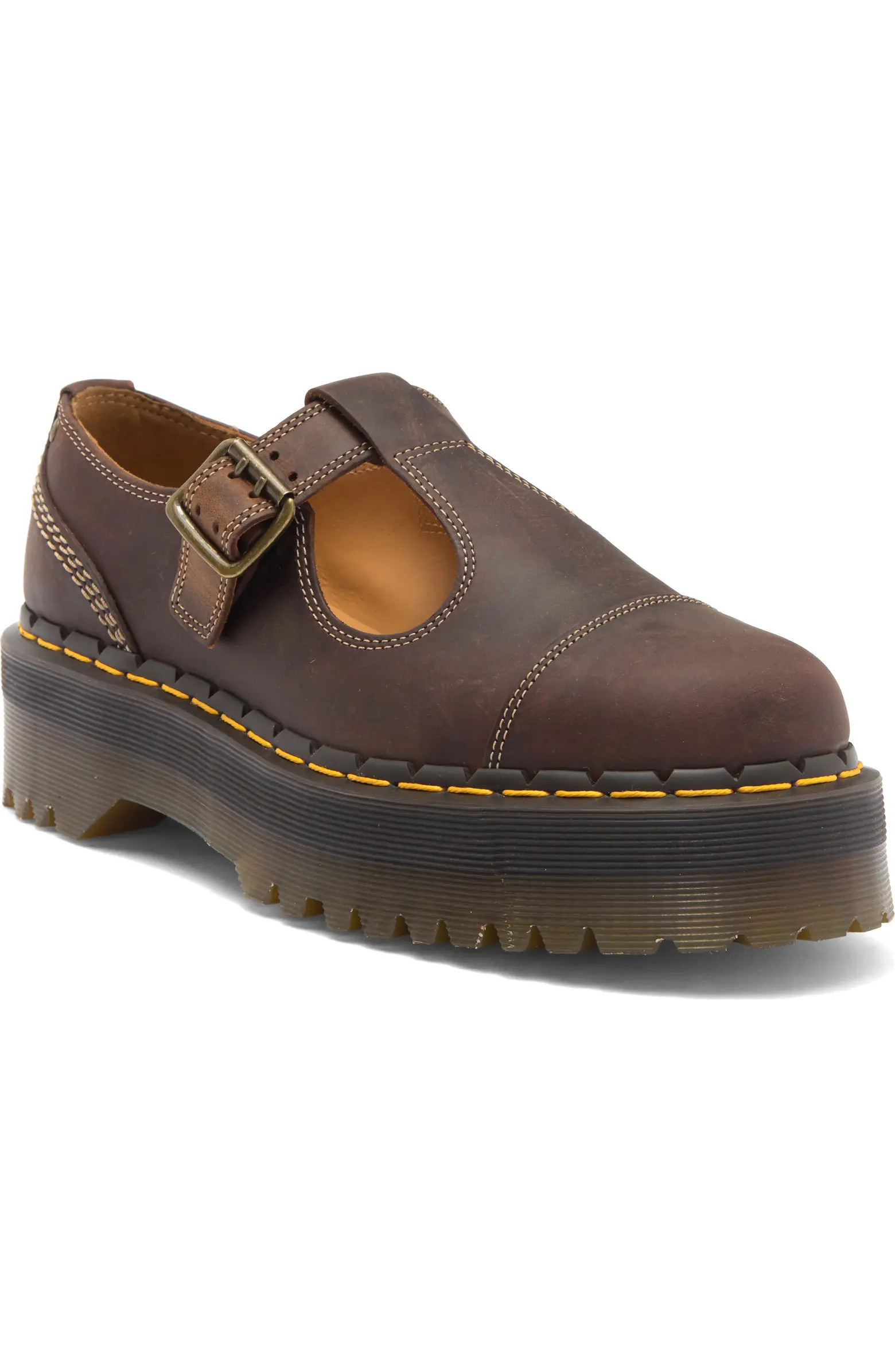 Dr. Martens Bethan Arc Crazy Horse Platform Mary Jane Shoes (Women) | Nordstromrack | Nordstrom Rack