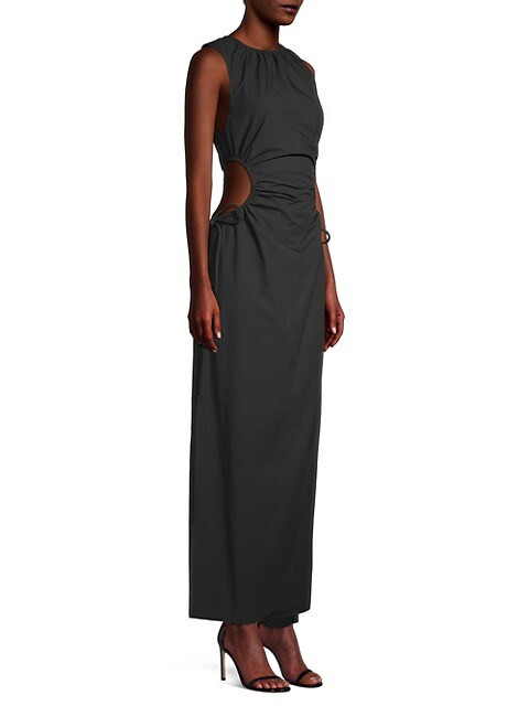SIR. Ilkin Tie Midi-Dress | Saks Fifth Avenue