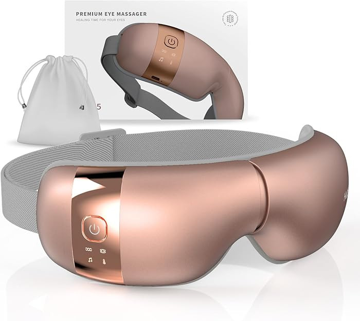 HubiCare Eye Massager with Heat, Vibration, and Music Helps Relieve Strain, Dark Circles, Dryness... | Amazon (US)