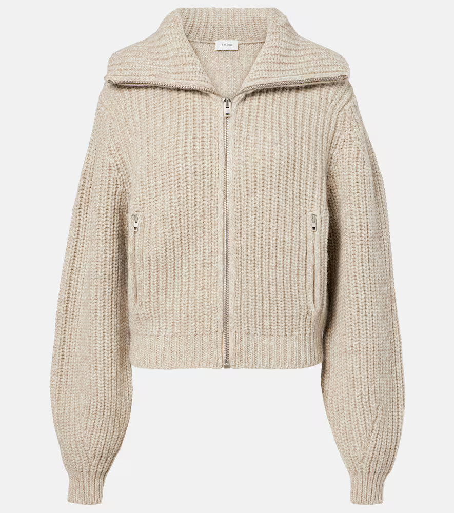 Lemaire Ribbed-knit alpaca and yak wool cardigan | Mytheresa (US/CA)