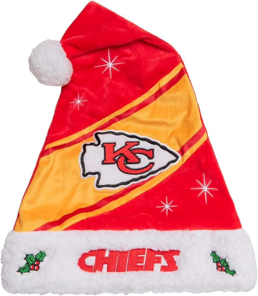 NFL Team Logo High End Holiday Santa Cap Hat | Amazon (US)