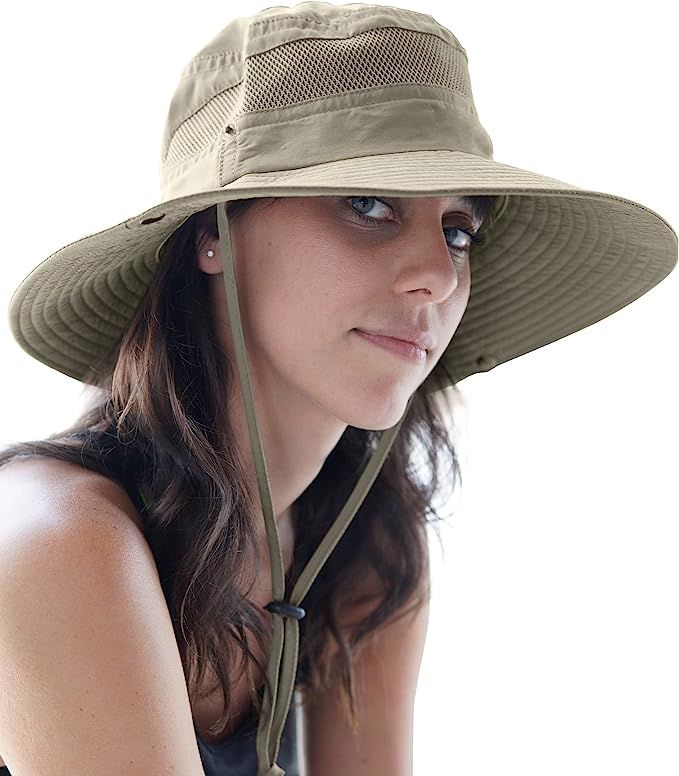 GearTOP UPF 50+ Wide Brim Sun Hat to Protect Against UV Sun Rays for Hiking Camping Fishing Safar... | Amazon (US)