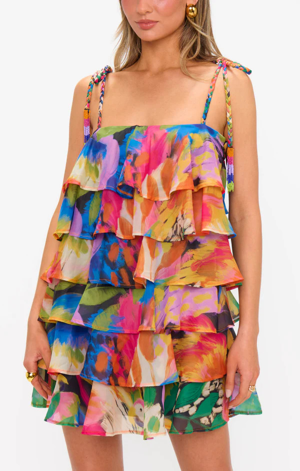 Rowen Ruffle Dress ~ Midnight in Rio | Show Me Your Mumu