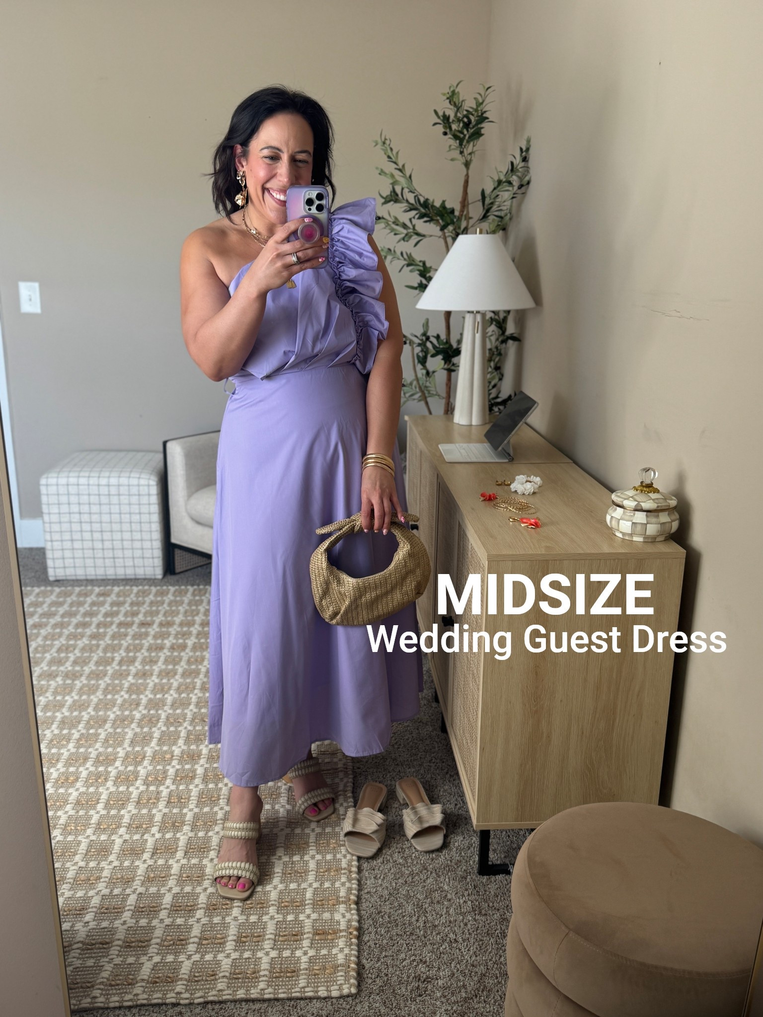 Midsize wedding guest dress from Amazon! Wearing size large paired with my favorite strapless bra! 

Size 12, wedding guest dress, one shoulder dress, affordable dress, Easter dress, amazon fashion 

#LTKFindsUnder50 #LTKSeasonal #LTKMidsize