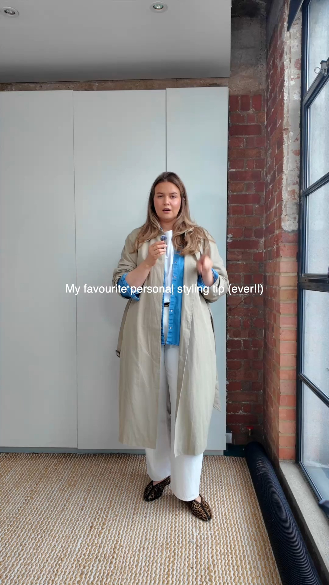 'Outfit iteration' will 10x your outfit choices

Abercrombie white jeans [W33L]
Uniqlo airism white t-shirt [XL]
Stories leopard ballet pumps
Sezane grey knit vest [XXL]
Nakd khaki brown coat [sold out]
Zara brown vinyl bag
 

 #LTKspring #LTKmidsize #LTKstyletip