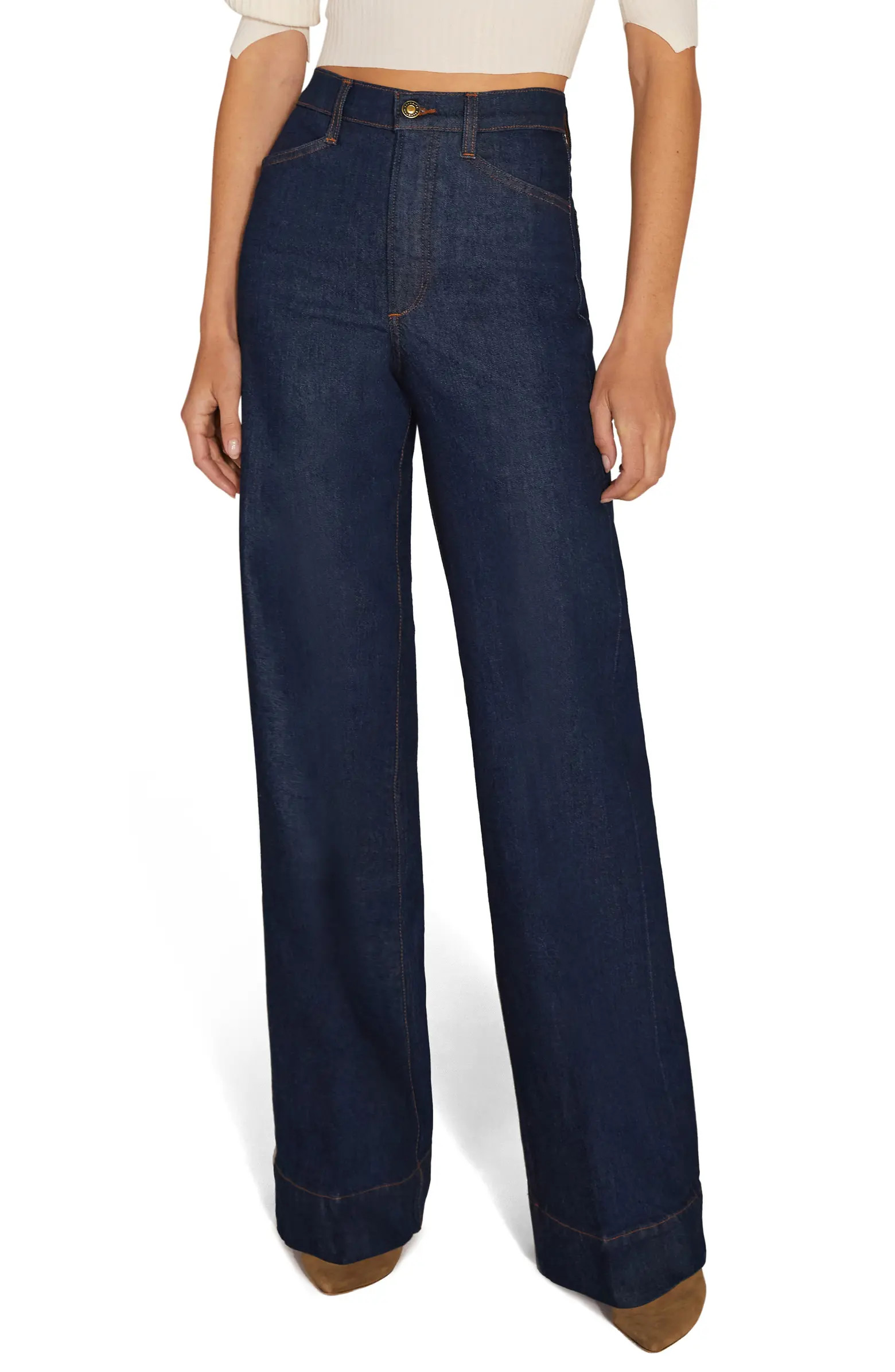 The Mischa Super High Waist Wide Leg Jeans | Nordstrom
