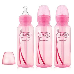 Dr. Brown's Baby Bottles Options 8 Ounce 3 Pack - Pink | Amazon (US)