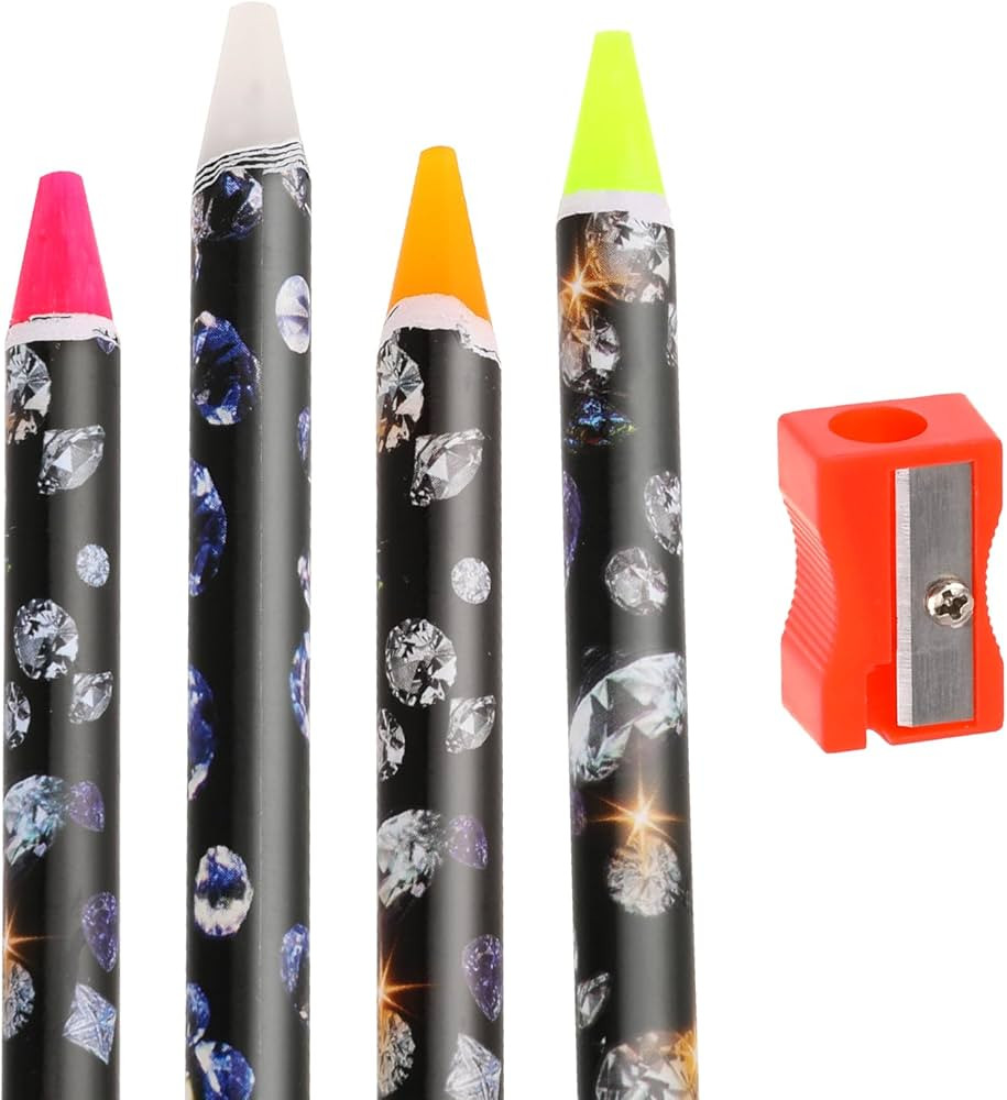 4 Pcs Diamond Art Wax Pencils Rhinestone Picker Tool Rhinestone Applicator Adhesive Dotting Wax P... | Amazon (US)