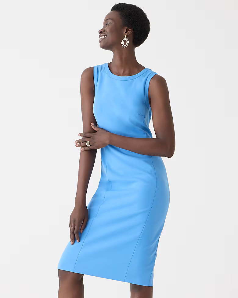 Sheath dress in four-season stretch | J. Crew US