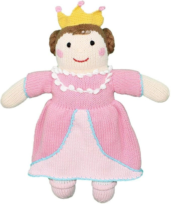 Zubels Baby Girls’ Milly The Princess Hand-Knit Plush Toy Doll, All-Natural Fibers, Eco-Friendl... | Amazon (US)