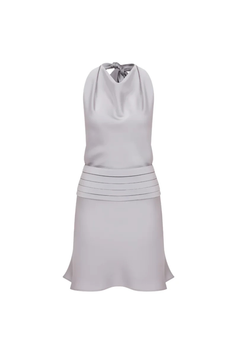 MONICA DRESS IN SILVER | ILA | CULT MIA | CULT MIA UK LTD