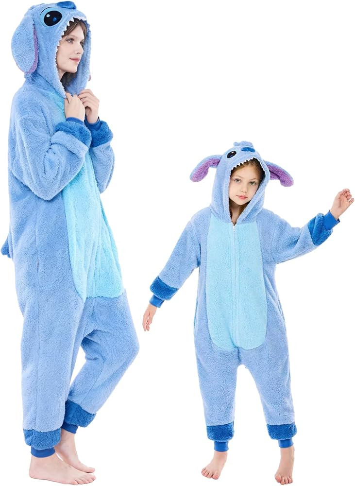 GONAAP Adult Onesie Pajamas Sherpa Animal One Piece Cosplay Costume for Women Men | Amazon (US)