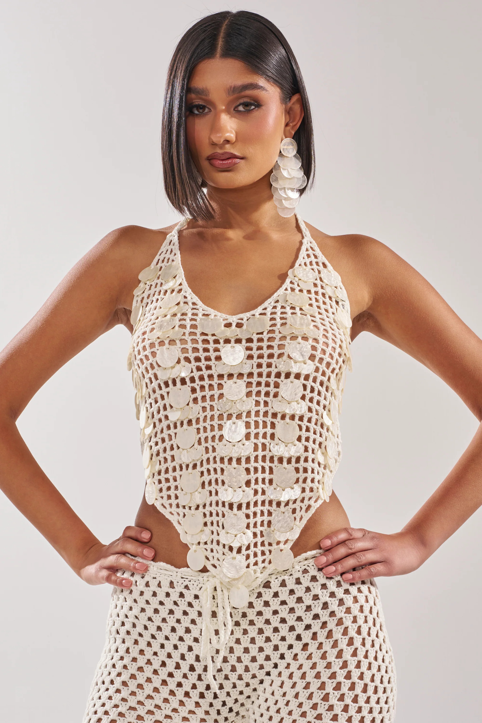 TAKE ME TO THE CLUB CROCHET TANK | AKIRA