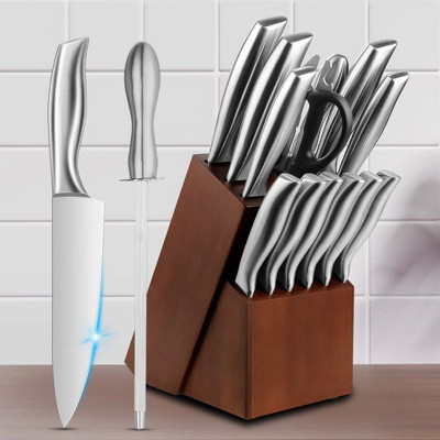 Knife Set, 14 Pieces Kitchen Knife Set with Wood Block, Stainless Steel Knife Sets for Multipurpose Cooking | Target