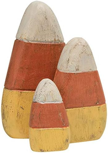 Amazon.com: CWI Gifts Wooden Candy Corn Shelf Sitters 3/Set, Multi : Home & Kitchen | Amazon (US)