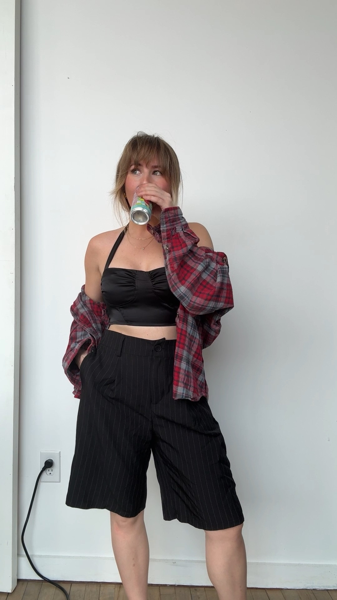 Fall salon outfit <3
Mixture of baggy, fitted, warm, + cool 

#fallfashion #falllayering #flanneldress #oversizedbuttonup 
#falldress #indieoutfits #whimsygoth

#LTKFallSale #LTKPetite #LTKStyleTip