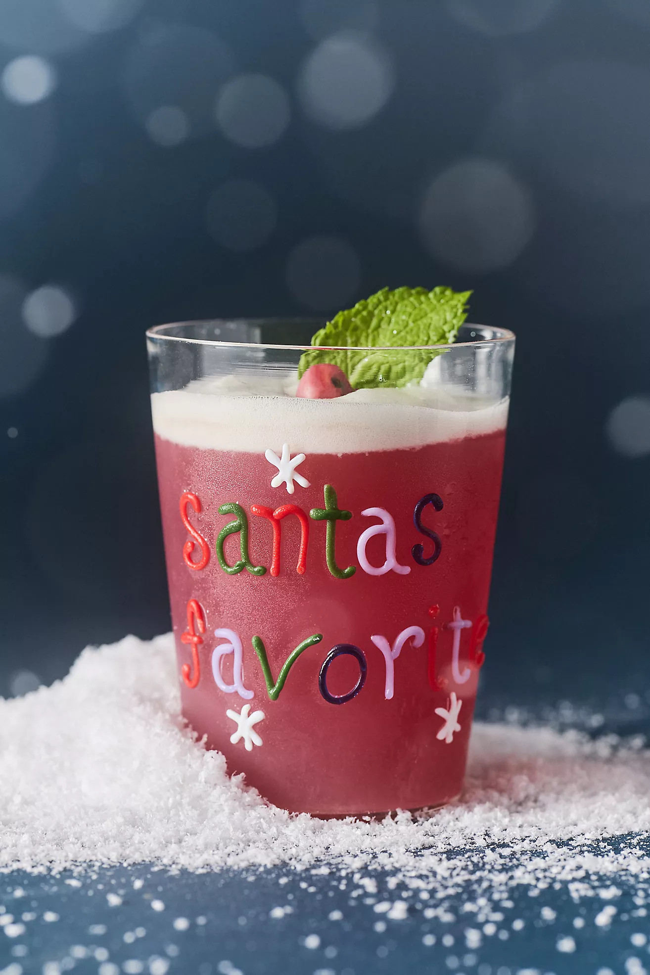 Love Notes Holiday Juice Glass | Anthropologie (US)
