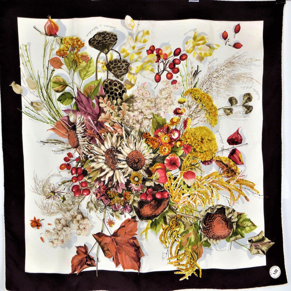 Mantero VIII Collection #8 Floral Themed Silk Scar | Poshmark