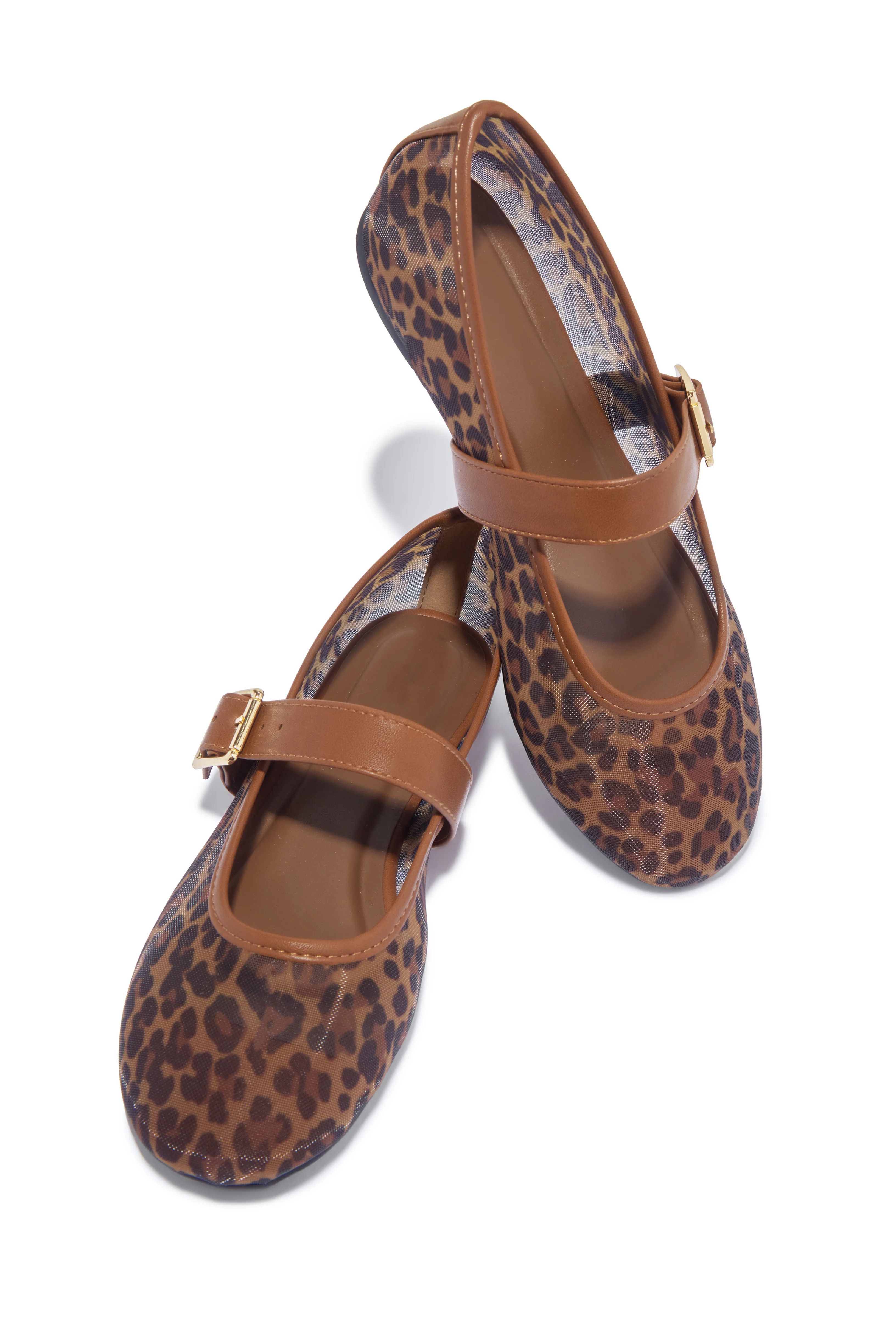 Wild Side Mesh Flats - Leopard 5.5 / Leopard | MISS LOLA