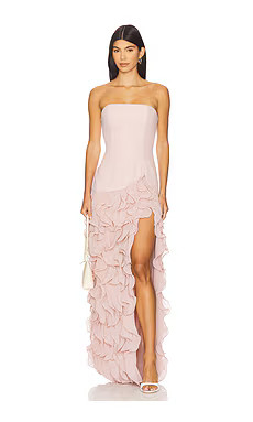 Lovers and Friends Rori Gown in Mauve from Revolve.com | Revolve Clothing (Global)