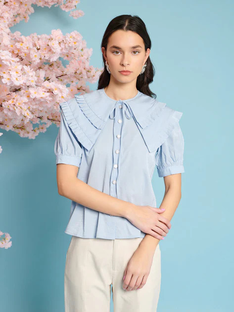 Flutter Pleat Blouse | Sister Jane (UK)