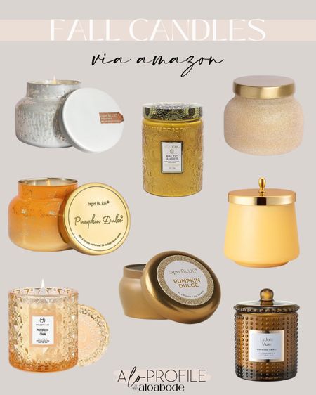 Amazon Home Finds : Fall Candles // Amazon home, Amazon home decor, fall decor, fall home decor, Amazon fall home decor, Amazon candles, fall candles