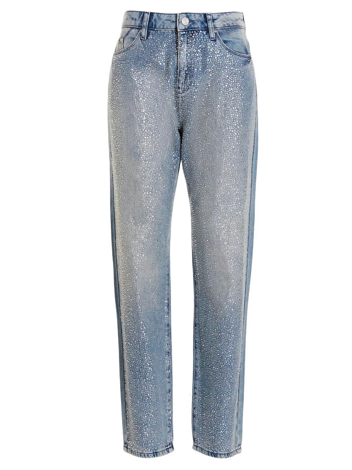 Karl Lagerfeld Embellished Straight-Leg Jeans | Cettire Global