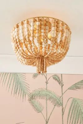 Kali Beaded Flush Mount | Anthropologie (US)