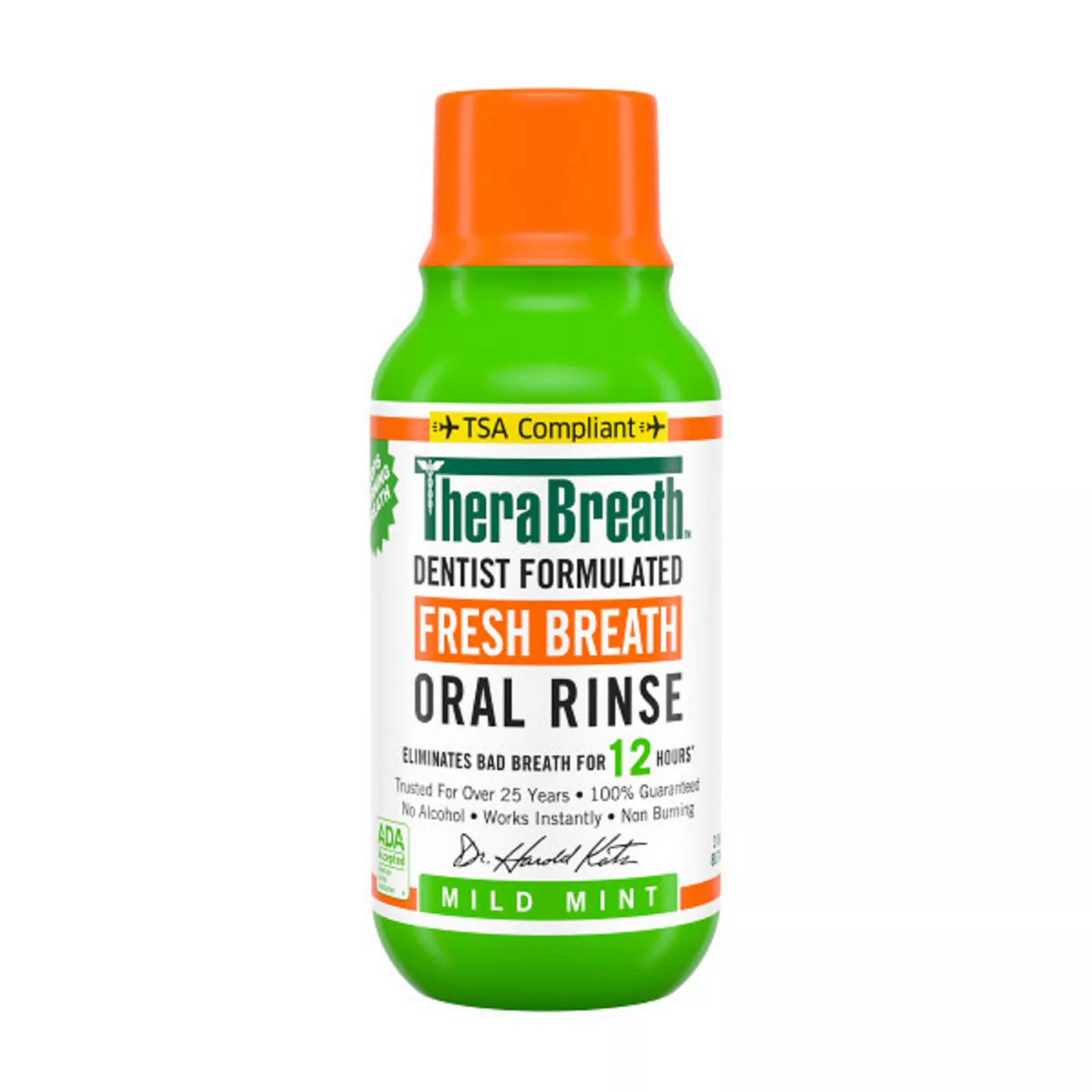TheraBreath Fresh Breath Oral Rinse Mild Mint 3-oz., None | Kohl's