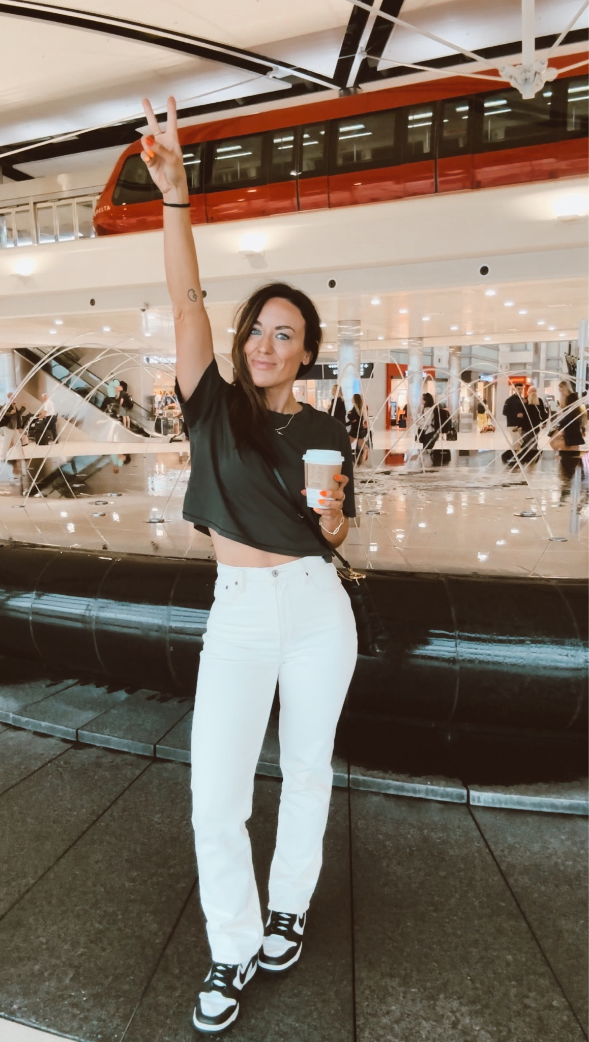 Flights > Feelings ✈️ We love a good airport fit. 🖤⚡️

#LTKitbag #LTKtravel #LTKshoecrush