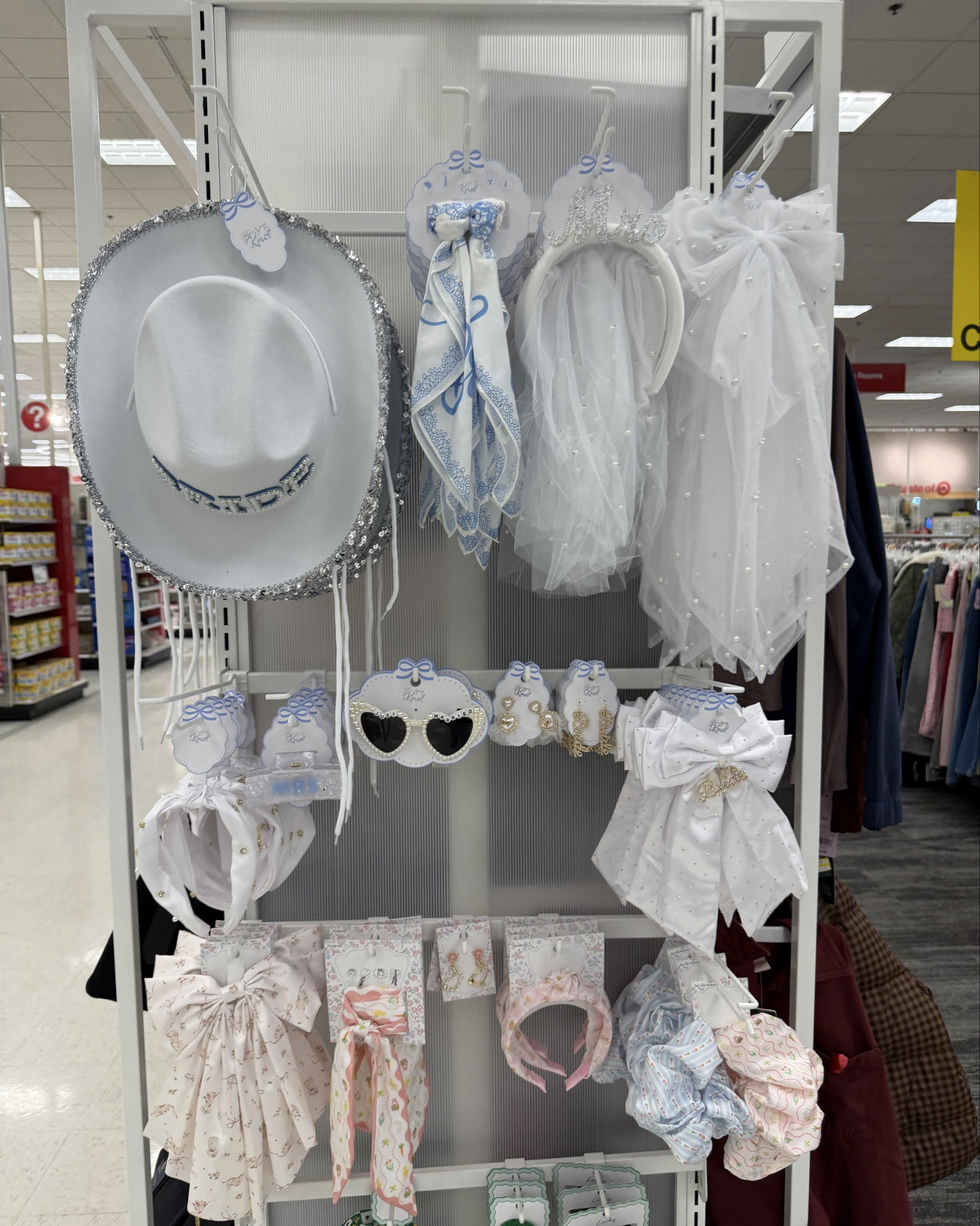 The bridal section at @Target  is so good right now 🤍 From pearl “Just Married” sunnies to the cutest bows, veils, and bridal party accessories… everything feels so fun for bachelorette trips, bridal showers, and getting-ready moments.

I love pieces like these because they make such cute photo props but are still affordable enough to grab a few extras for your bridal crew. The pearl details and soft whites are giving such chic bride vibes ✨

Linking the cutest finds I spotted so you can recreate the look!

#BridalFinds #BrideToBe #BacheloretteParty #WeddingAccessories #BrideStyle #WeddingSeason #BridalParty #LTKFinds

#LTKU