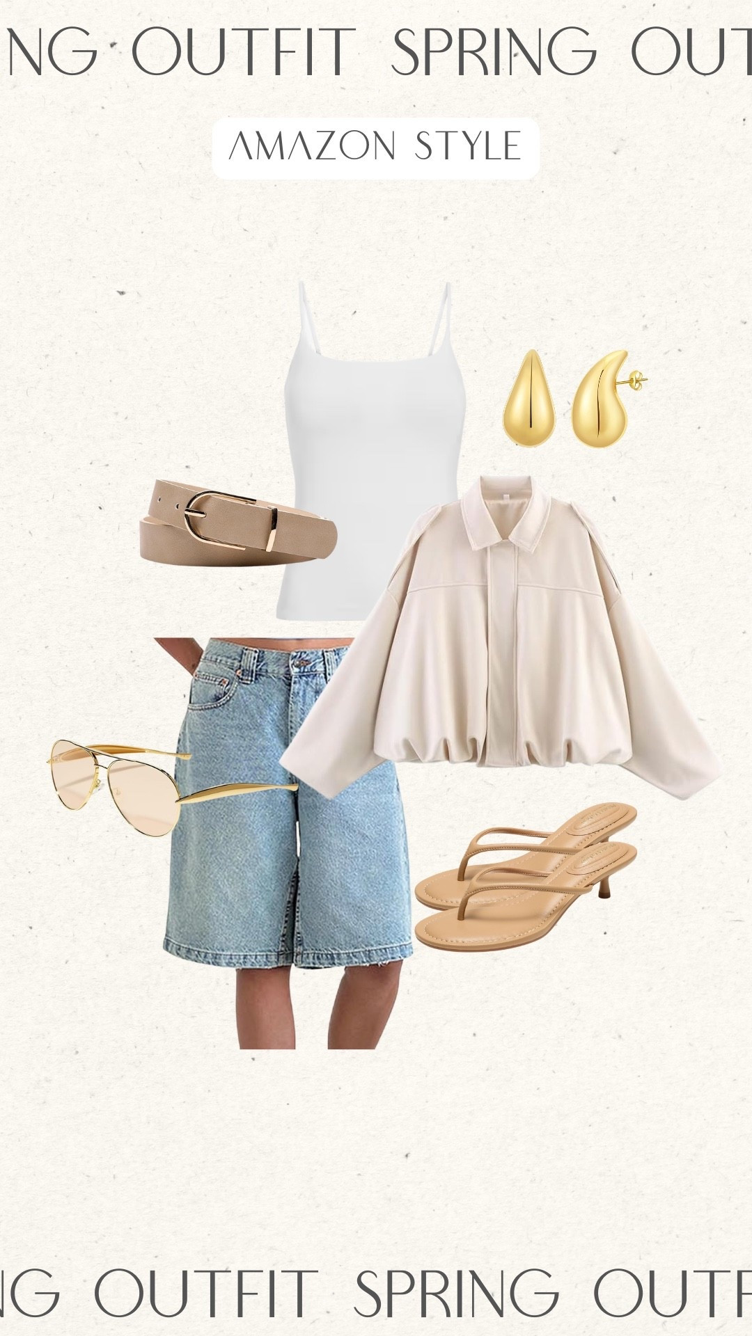 Amazon spring outfit inspo!

Spring jacket, suede jacket, baggy shorts, kitten heel sandals

#LTKPetite #LTKootd #LTKSeasonal