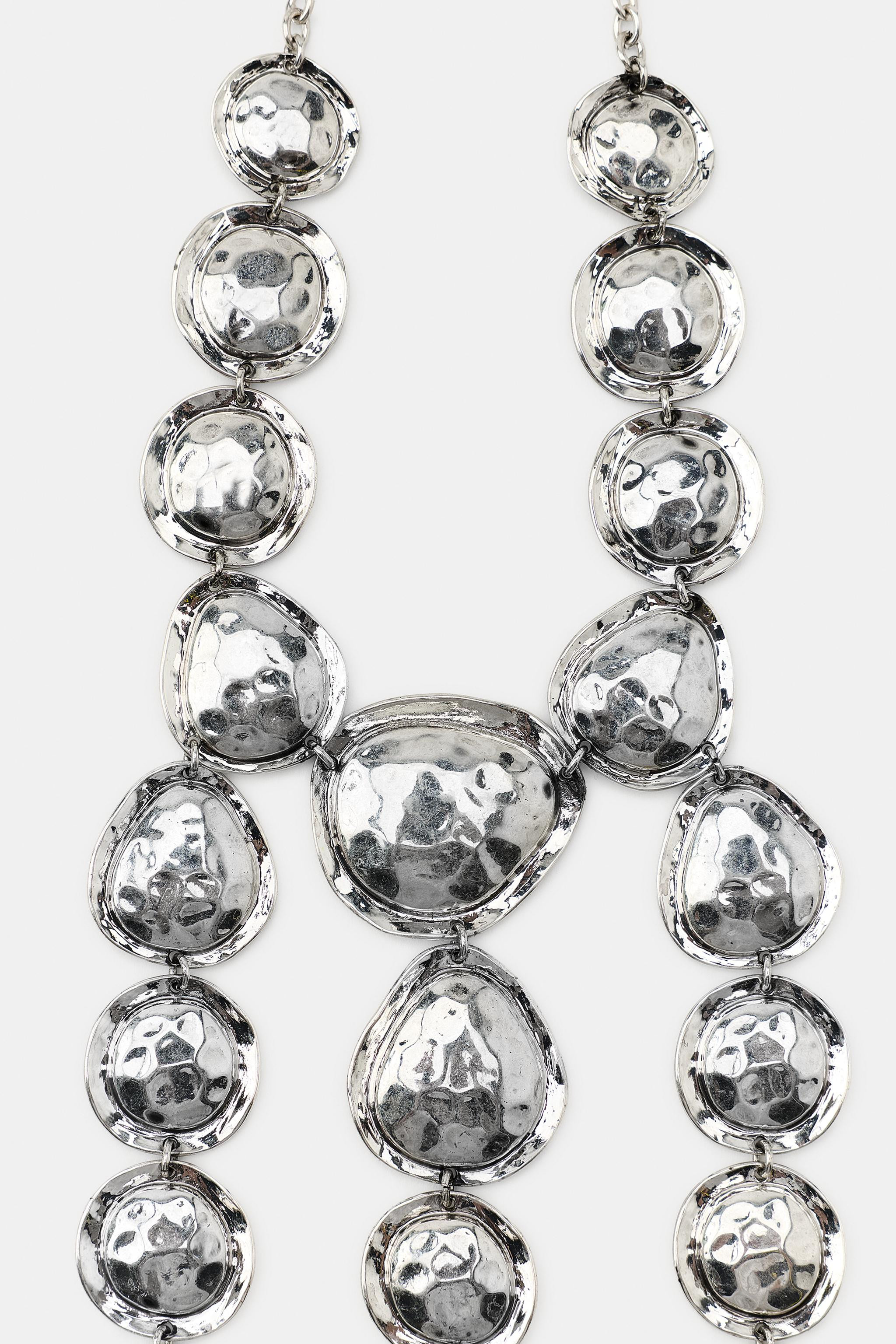 METAL PIECE NECKLACE | Zara US