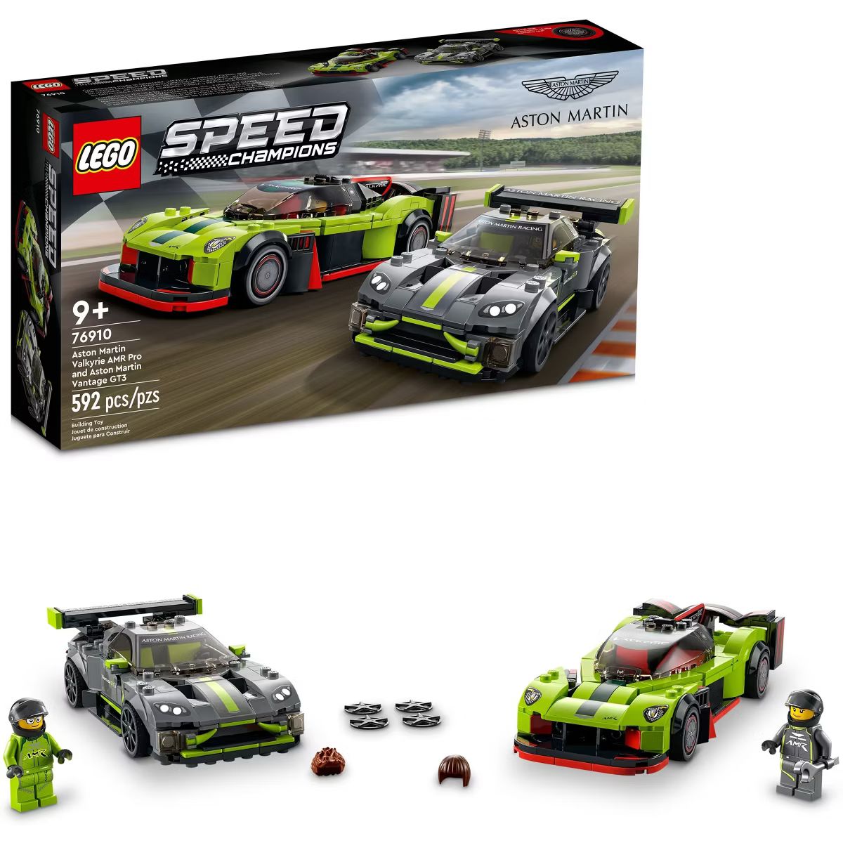 LEGO Speed Champions Aston Martin 2 Car Model Toys 76910 | Target