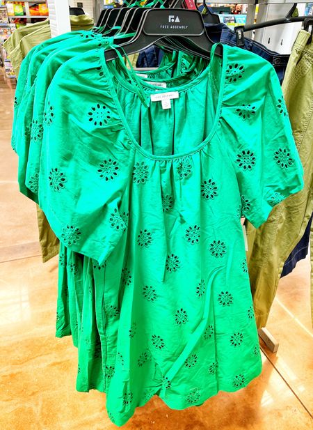 Another fun and pretty eyelet dress from Free Assembly at Walmart!! 💚 green isn’t online but found other colors 

#LTKSeasonal #LTKfindsunder50 #LTKstyletip