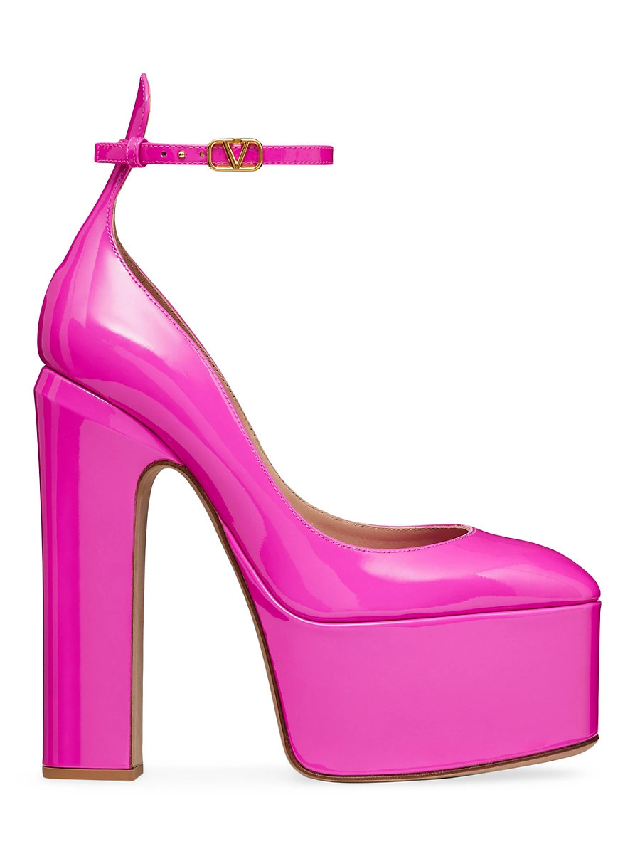 Women's Tan-Go Platform Pumps In Patent Leather 155 MM - Pink - Size 6.5 | Saks Fifth Avenue