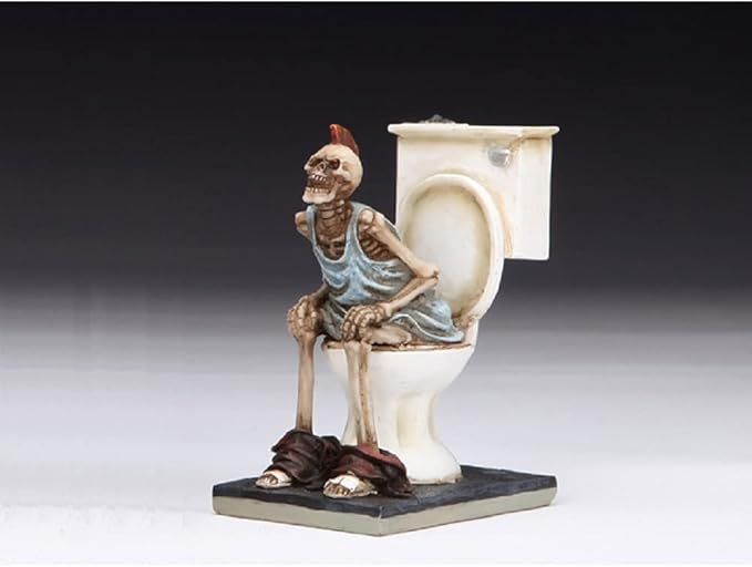 Skeleton on a Toilet | Amazon (US)