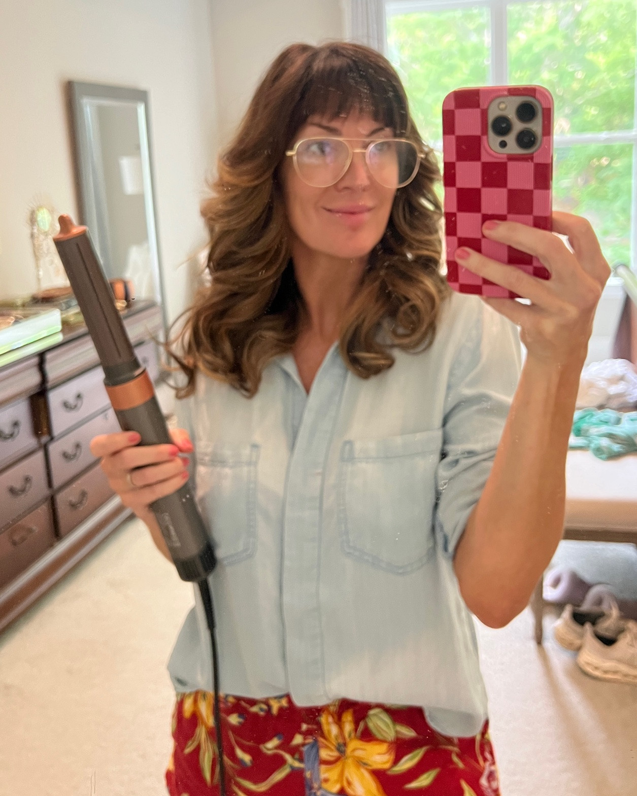 This Amazon 5 in  1 hairstyling tool creates the best curls for me!! So glad there’s cheaper options to the pricey Dyson Airwrap ($600, gulp 😬) linking a bunch of them below.

#LTKgrwm #LTKootd #LTKmorningroutine