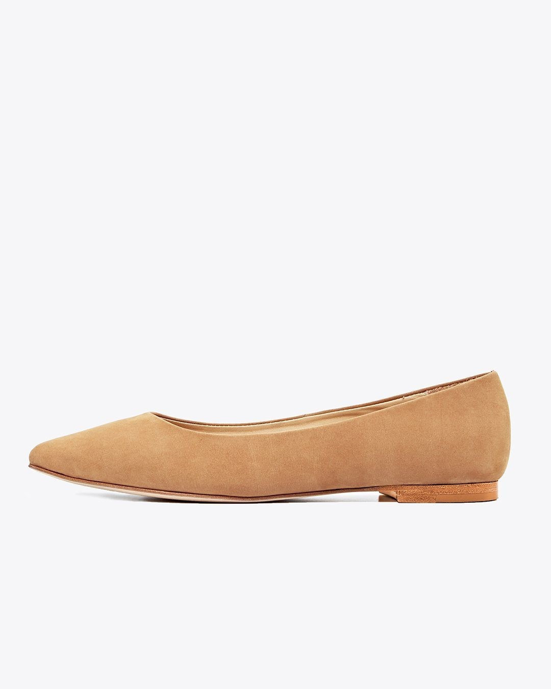 Ava Ballerina Flat Sand | Nisolo