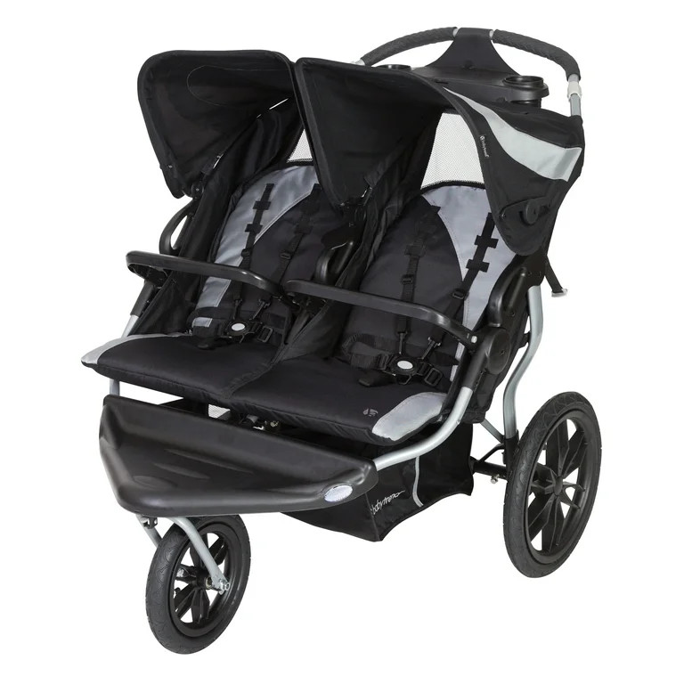 Baby Trend Navigator Double Jogging Stroller, Europa Black | Walmart (US)