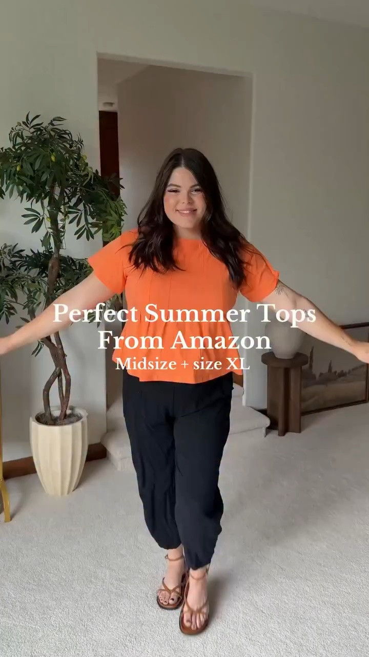 Amazon thick tummy approved tops!

For 🔗- like & say ‘need’ or ‘ootd’ & follow @hiericasuckow for more size 12/size 14 Amazon finds

#amazonfashion #amazonfinds #midsizestyle #midsize pregnancy bumpoutfit summeroutfit

Midsize, size 12, size 14, mom style, curvy outfit