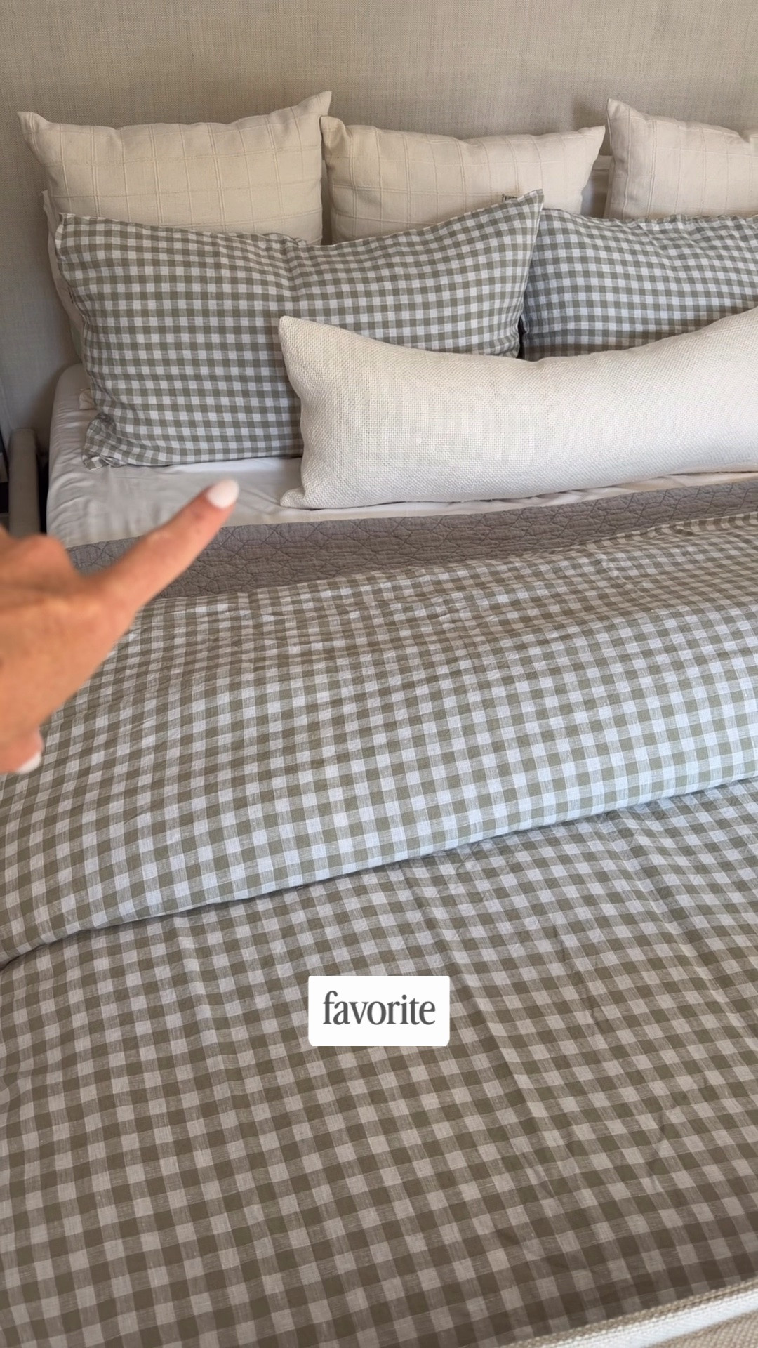 Giving our home a fresh, collected feel from @Quince  with a mix of subtle pattern and beautiful texture. I love the relaxed look of this European linen gingham duvet paired with the taupe shagreen leather boxes and sculptural rippled vase - three timeless pieces that make such an impact together! #quincepartner

#LTKHome #LTKvlog #LTKSaleAlert