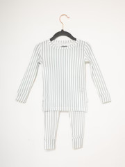 Pajama Set 2 Piece - Mini Stripe | The Uptown Baby