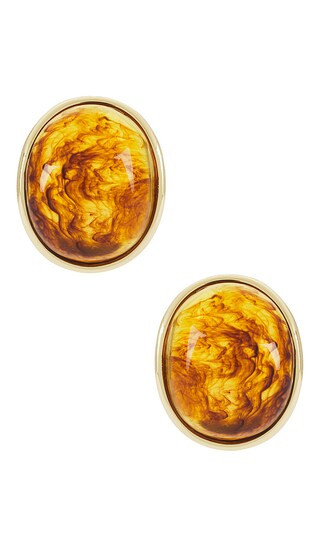 Aisling Stud Earring in Cognac | Revolve Clothing (Global)