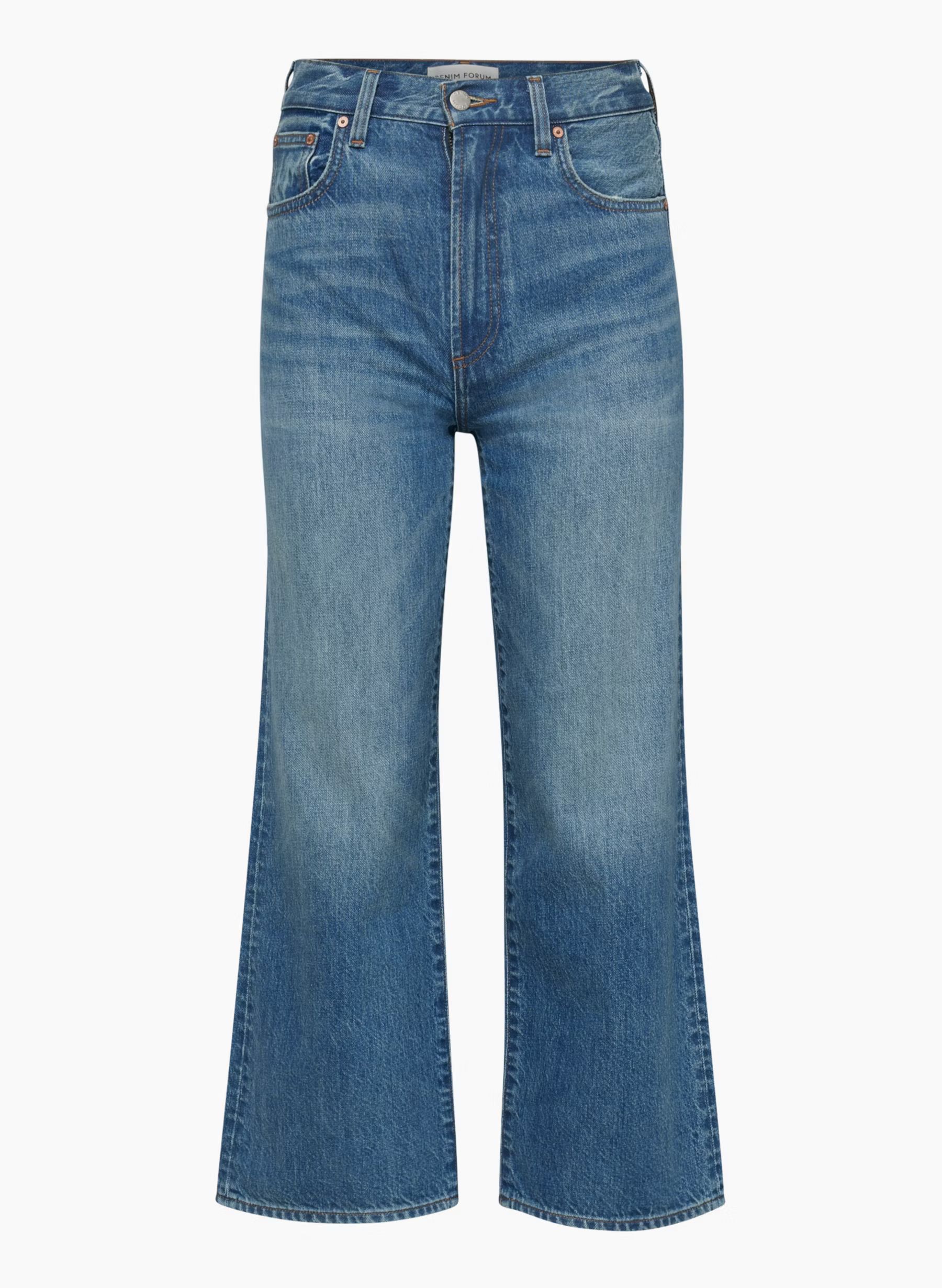 THE FARRAH HI-RISE WIDE CROPPED JEAN | Aritzia