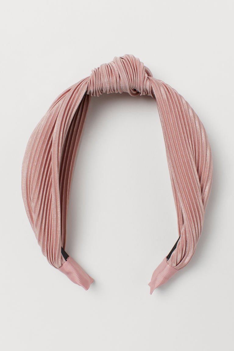 Haarreif mit Knotendetail - Puderrosa - Ladies | H&M DE | H&M (DE, AT, CH, NL, FI)